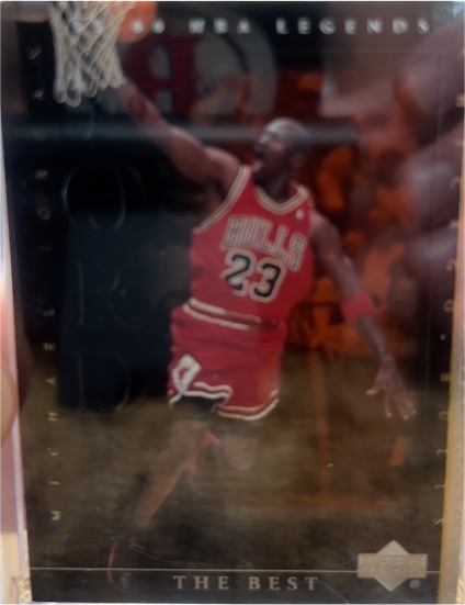 1999-00 Upper Deck NBA Legends - The Best Michael Jordan #82 — front