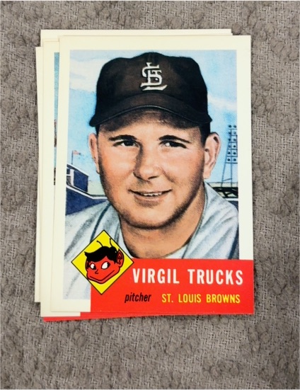 1991 Topps Archives 1953 #96 Virgil Trucks — front