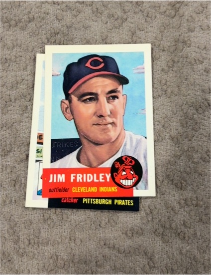 1953 Topps #187 Jim Fridley — front