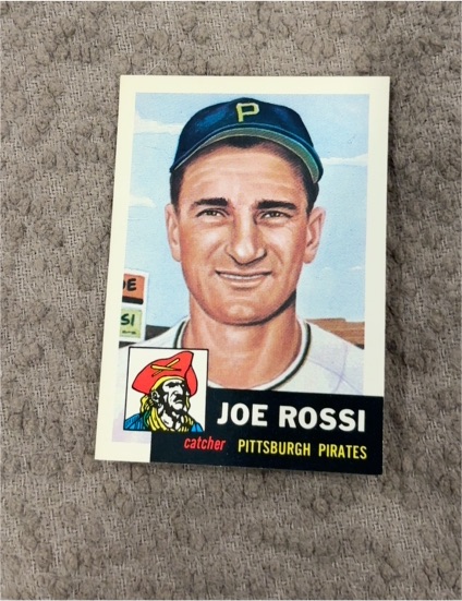 1953 Topps #74 Joe Rossi — front