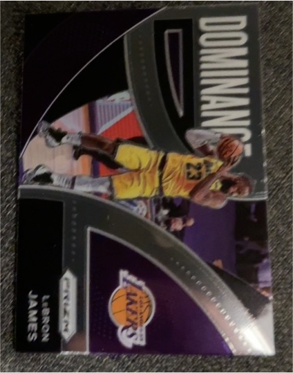 2021-22 Panini Prizm #6 LeBron James Dominance — front