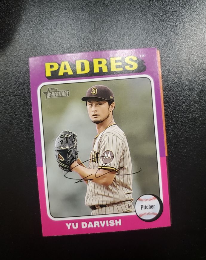 2024 Topps Heritage Mini #130 Yu Darvish — front
