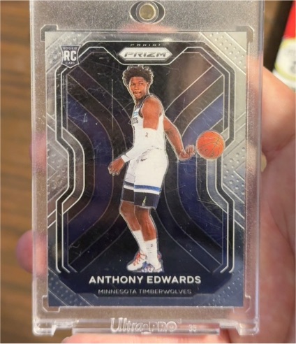 2020-21 Panini Prizm #258 Anthony Edwards — front