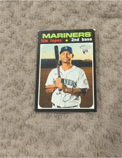 2020 Topps Heritage #606 Tim Lopes — front