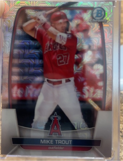 2023 Bowman Chrome #89 Mike Trout — front