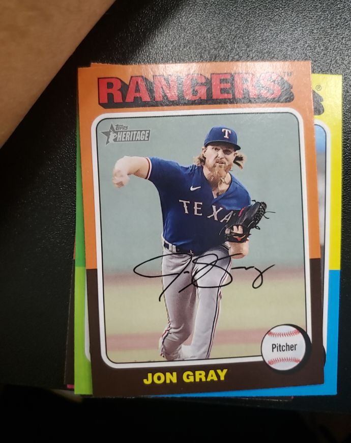 2024 Topps Heritage #335 Jon Gray — front