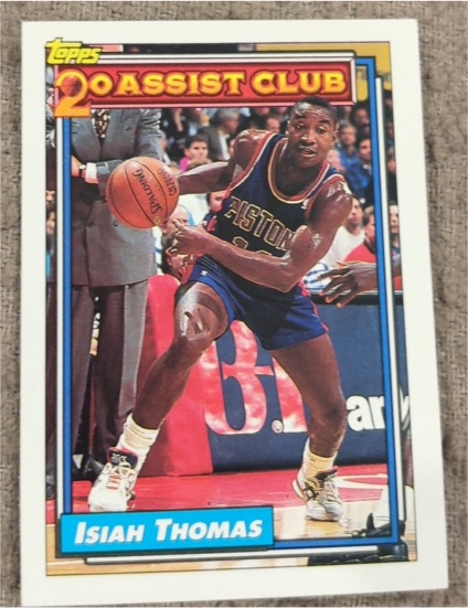 1992-93 Topps 20 Assist Club #219 Isiah Thomas — front