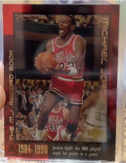 1999 Upper Deck The MJ Record Book #53 Michael Jordan — front