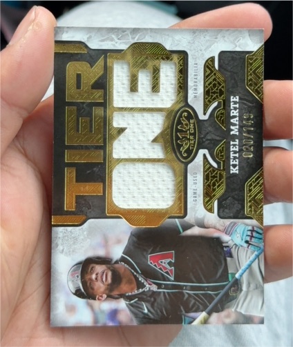 2025 Topps Tier One #T1RD-KM Ketel Marte — front