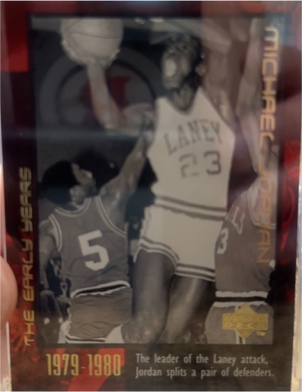 1999 Upper Deck #3 Michael Jordan The Early Years 1979-1980 — front