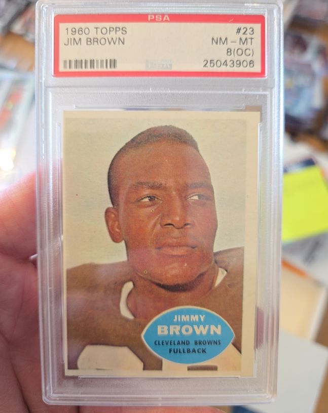 1960 Topps #23 Jim Brown — front