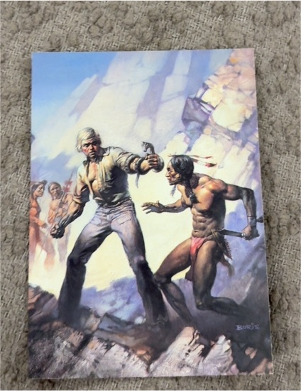 1991 Boris Vallejo #74 Apache Wells — front