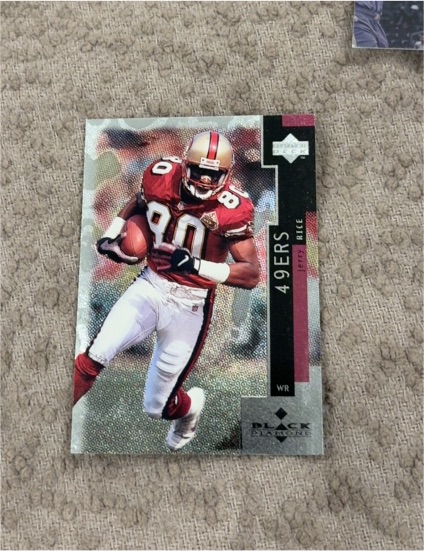 1998 Upper Deck Black Diamond #104 Jerry Rice — front