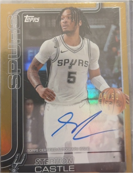2025-26 Topps #197 Stephon Castle — front