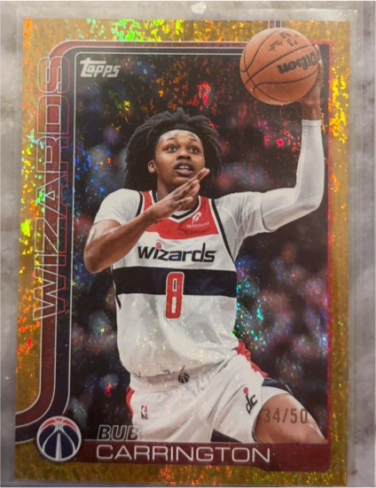 2025-26 Topps #97 Bub Carrington — front
