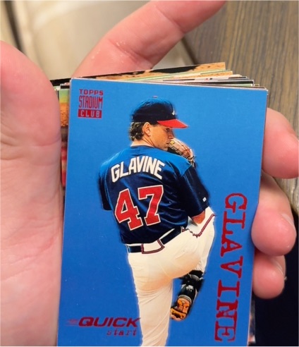 1994 Topps Stadium Club #538 Tom Glavine — front