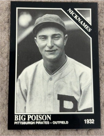 1992 The Sporting News Conlon Collection #563 Paul Waner — front