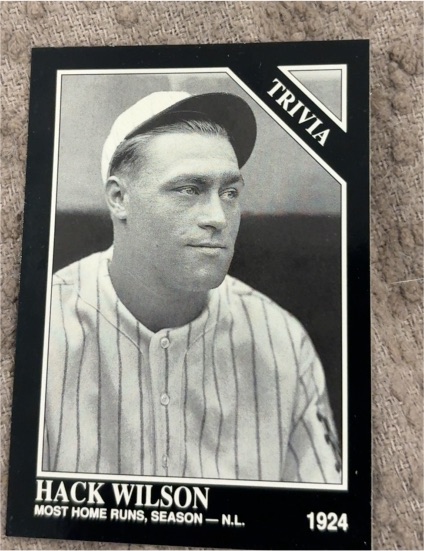 1992 Conlon Collection #585 Hack Wilson — front