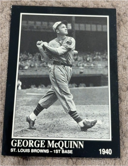 1992 The Sporting News Conlon Collection #391 George McQuinn — front