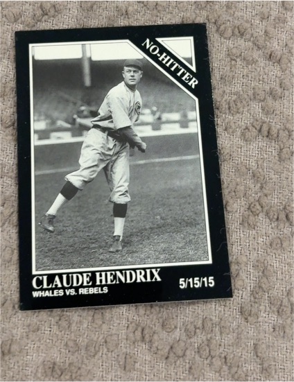 The Sporting News Conlon Collection #5/15/15 Claude Hendrix No-Hitter — front
