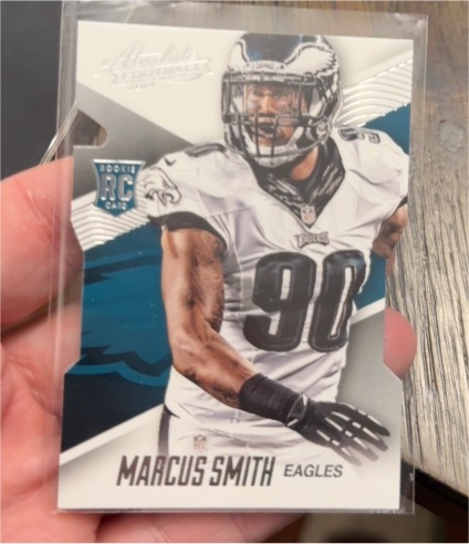 2014 Panini Absolute Football Die Cut #127 Marcus Smith — front