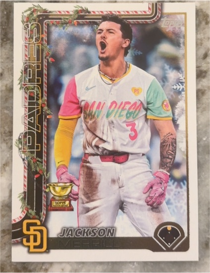 2025 Topps Holiday #H30 Jackson Merrill — front