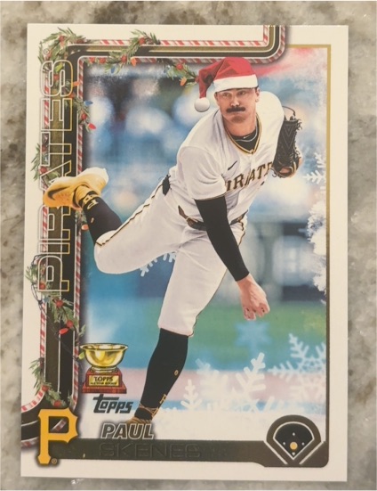 2025 Topps Holiday #H70 Paul Skenes — front