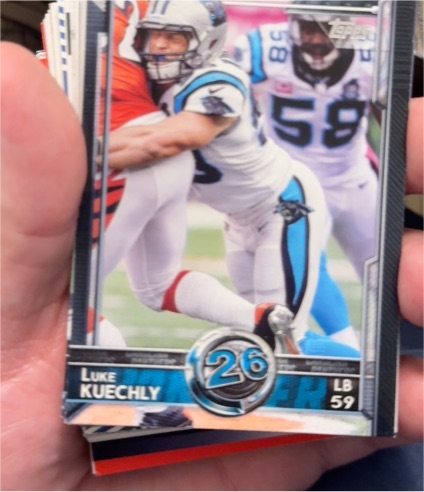 2015 Topps #387 Luke Kuechly — front