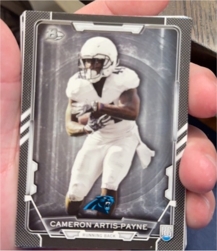 2015 Bowman #81 Cameron Artis-Payne — front