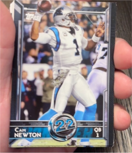 2015 Topps #347 Cam Newton — front