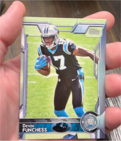 2015 Topps #418 Devin Funchess — front