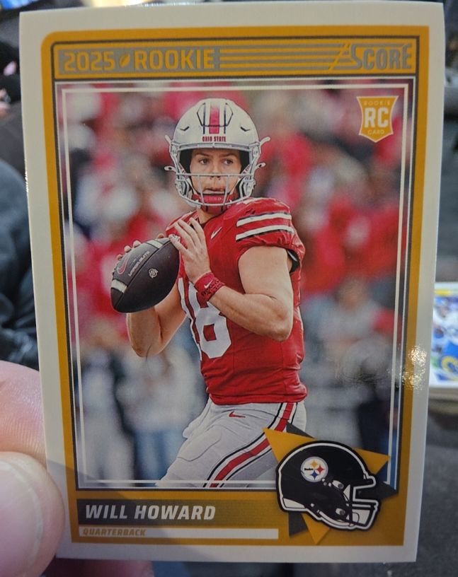2025 Panini Score #3 Will Howard — front