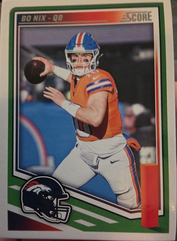 2025 Panini Score #253 Bo Nix — front