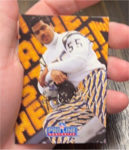 1991 Pro Line Portraits #222 Junior Seau — front