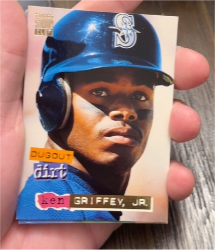 1994 Topps Stadium Club #7 Ken Griffey Jr. Dugout Dirt — front