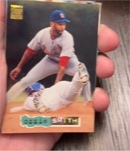 1994 Topps Stadium Club #417 Ozzie Smith — front