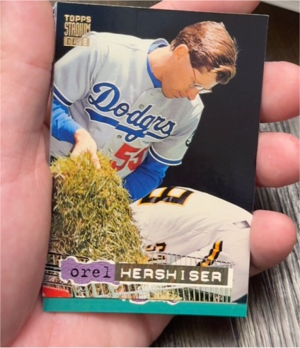 1994 Topps Stadium Club #400 Orel Hershiser — front