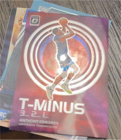 2022-23 Panini Donruss Optic #11 T-Minus 3,2,1 Anthony Edwards — front