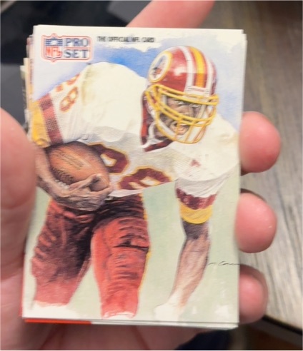 1991 Pro Set Washington Redskins Football Card — front