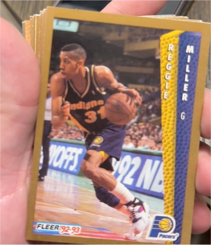 1992-93 Fleer #91 Reggie Miller — front