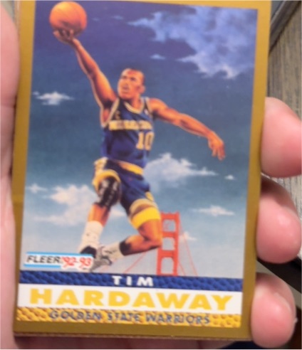 1992-93 Fleer #251 Tim Hardaway — front