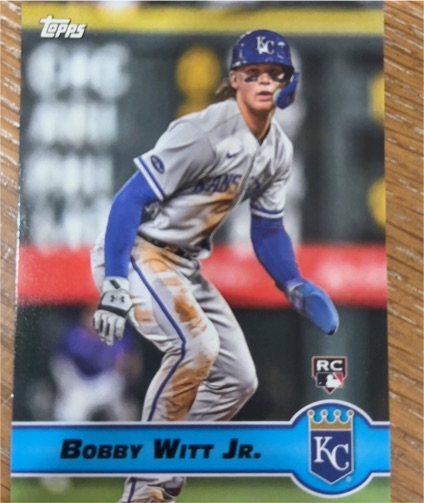 2022 Topps #19 Bobby Witt Jr. — front
