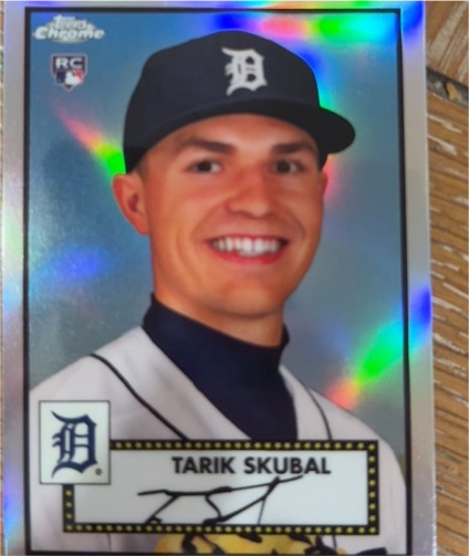 2021 Topps Chrome Platinum Anniversary #39 Tarik Skubal — front