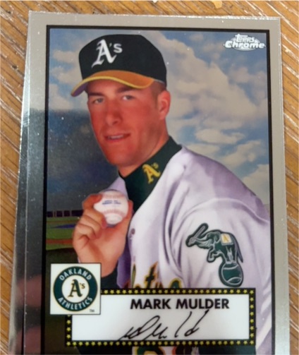 2021 Topps Chrome Platinum Anniversary #560 Mark Mulder — front