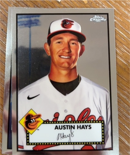 2021 Topps Chrome Platinum Anniversary #239 Austin Hays — front