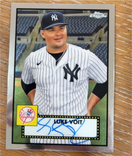 2021 Topps Chrome Platinum Anniversary #290 Luke Voit — front