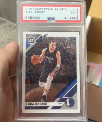 2019 Panini Donruss Optic #16 Luka Dončić — front
