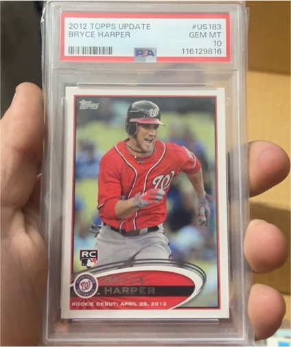 2012 Topps Update #US183 Bryce Harper — front