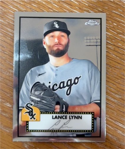 2021 Topps Chrome Platinum Anniversary #335 Lance Lynn — front