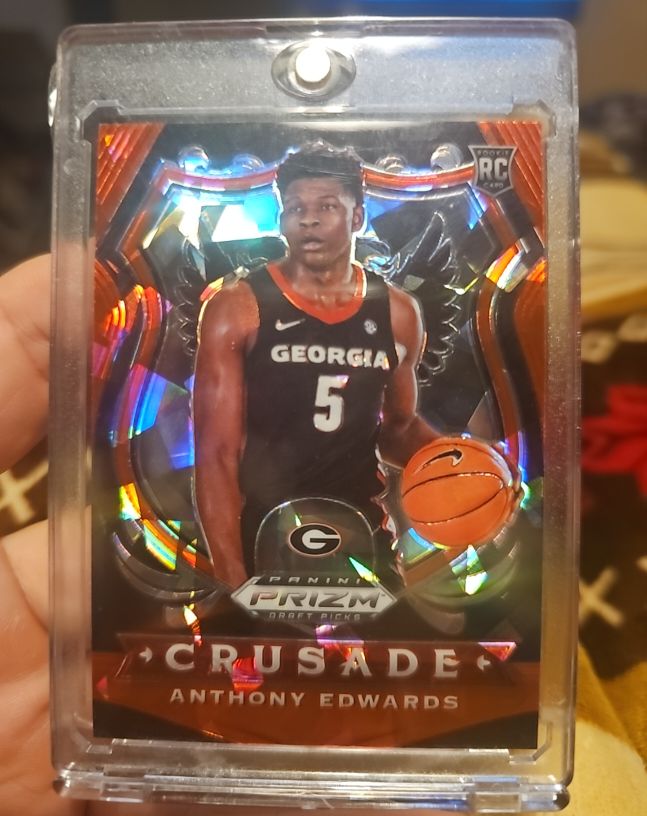 2020 Panini Prizm Draft Picks #81 Anthony Edwards — front